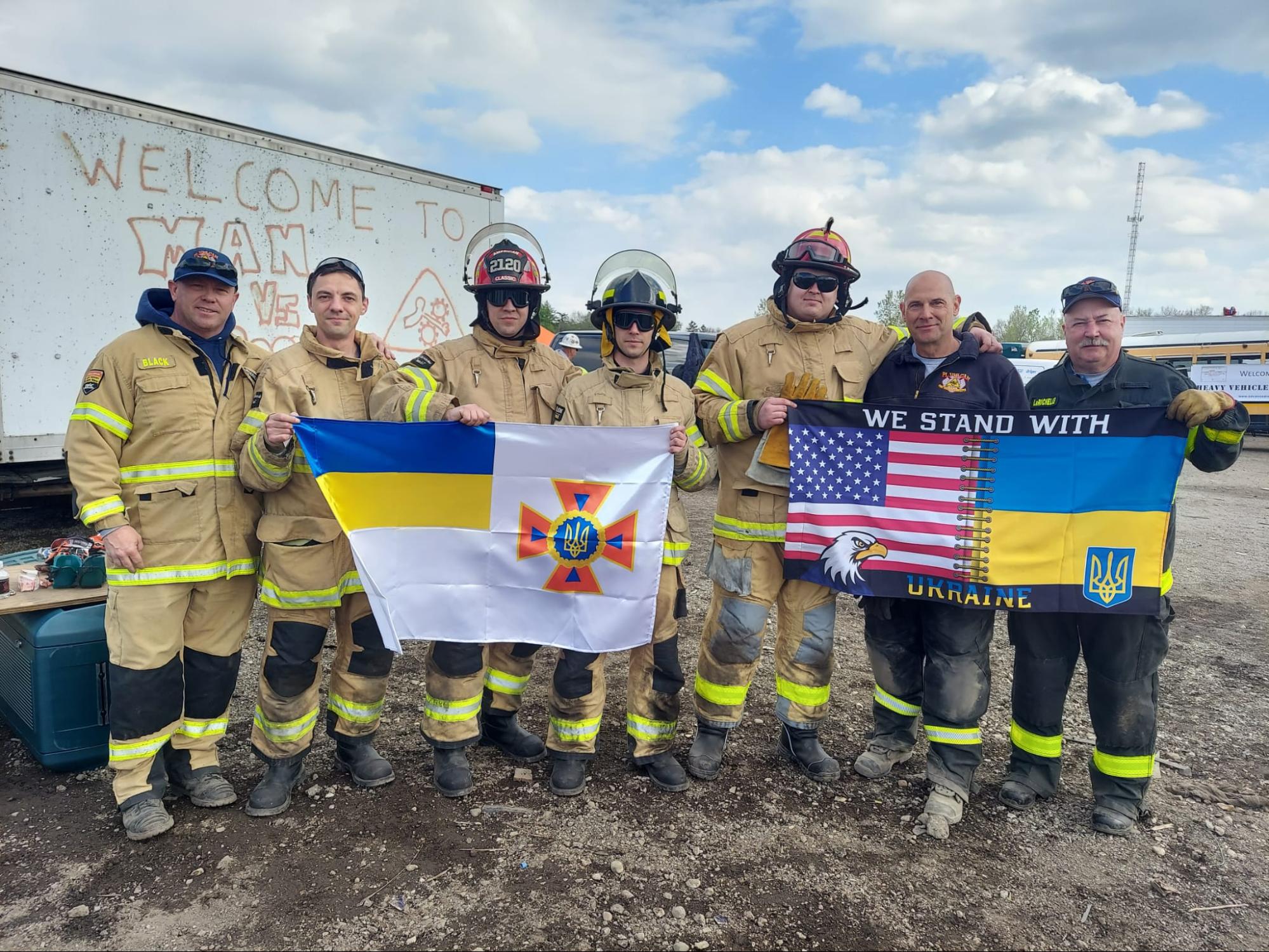 Ukrainian firefighters participated in the FDIC 2023 H.O.T.